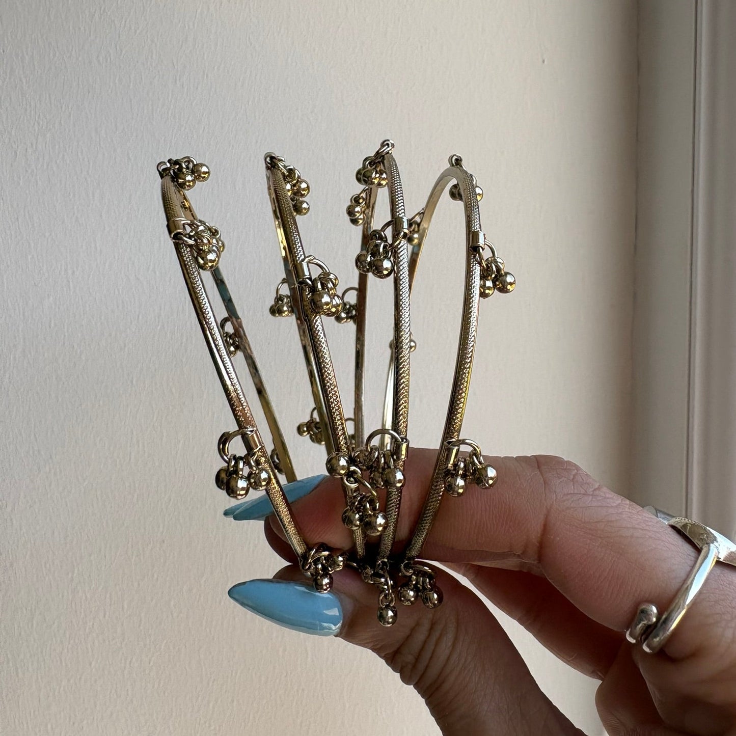 Bridal Choora Antique Bell Bangles Set of 4